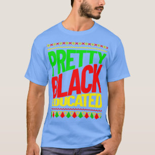 Frauen Hübsch Black Educated Nurse Teacher Black H T-Shirt