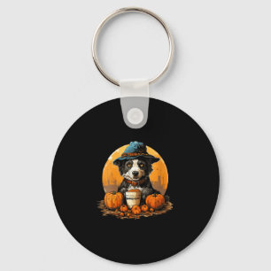 Frauen Hund Halloween Schlüsselanhänger