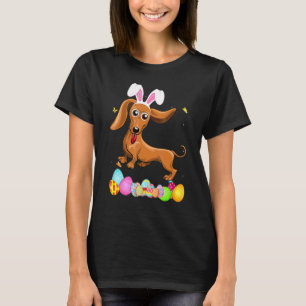 Frauen Hunde Mama präsentiert Niedliche Hunde Dack T-Shirt