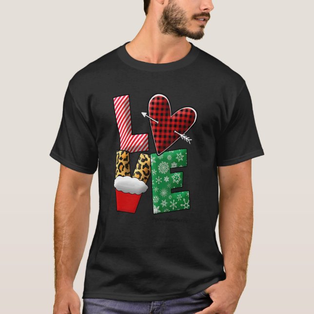 Frauen I Liebe Großmutter Leben L O V T-Shirt (Vorderseite)
