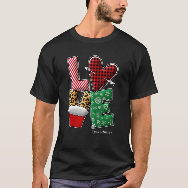 Frauen I Liebe Oma Life L O V T-Shirt (Vorderseite)