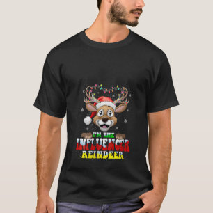 Frauen Ich bin der Influencer Rentier passend Chri T-Shirt