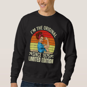 Frauen Ich bin die Original seit 1975 Cool Style R Sweatshirt