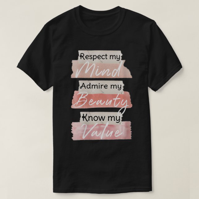 Frauen, ich bin die Schönheit RAK MBV VNeck T-Shirt (Design vorne)