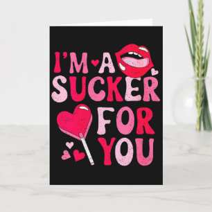 Frauen Ich bin ein Trottel für dich Candy Heart Li Karte
