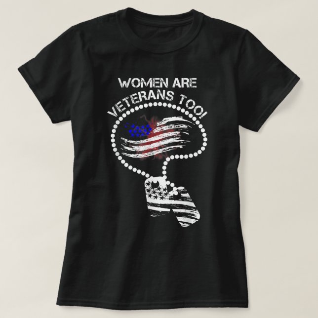 Frauen, ich bin nicht die Ehefrau der Veteranen, i T-Shirt (Design vorne)