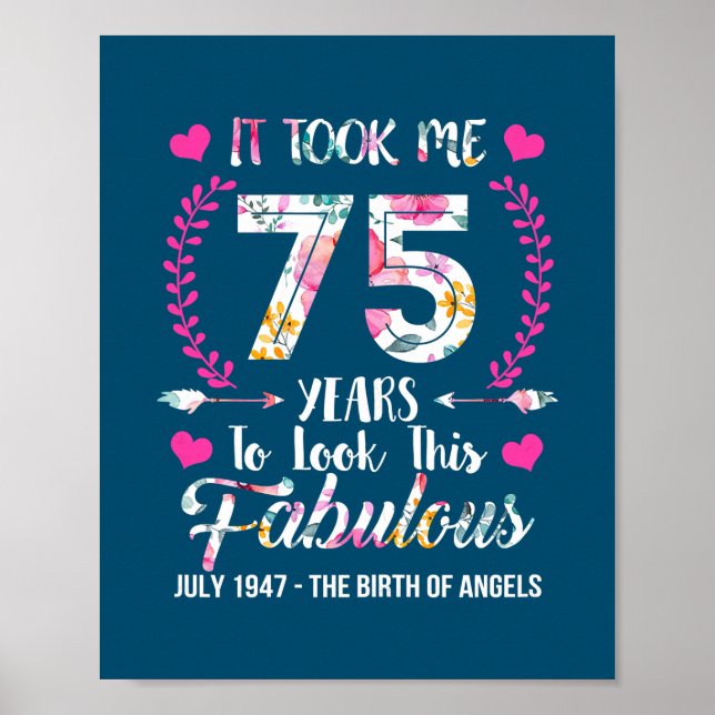 Frauen Ich brauchte 75 Jahre, um so gut zu sehen 7 Poster (Vorne)