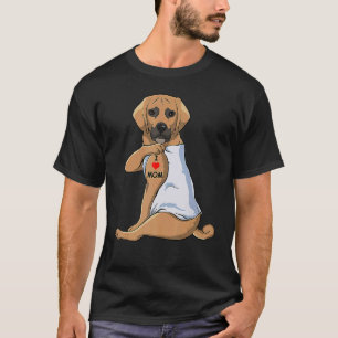 Frauen ich Liebe Mama Tattoo Puggle Mama Hunde Fra T-Shirt