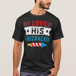 Frauen Ich Liebe Sein Feuerwerk Lustig Passendes P T-Shirt
