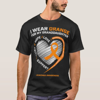 Frauen Ich trage Orange für meine Enkelin Le T-Shirt