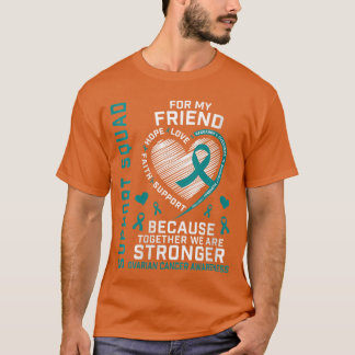 Frauen Ich Trage Türkis Für Meinen Freund Eierstoc T-Shirt
