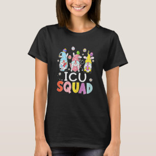 Frauen-Icu-Mannschaft Häschen Gnom Kaninchen Eier T-Shirt