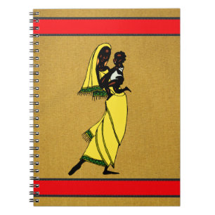 Frauen im Afrika-Notebook Notizblock
