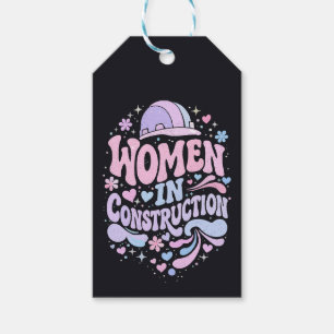 Frauen im Baugewerbe Retro-Empowerment Geschenkanhänger