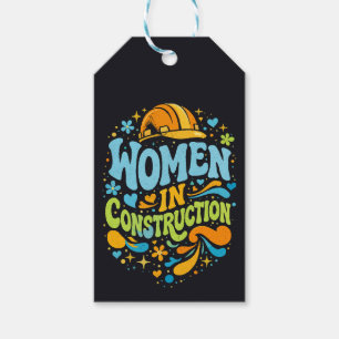 Frauen im Baugewerbe Retro-Empowerment Geschenkanhänger