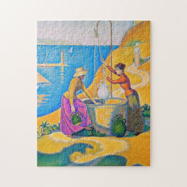 Frauen im Brunnen, Signac (Vertikal)