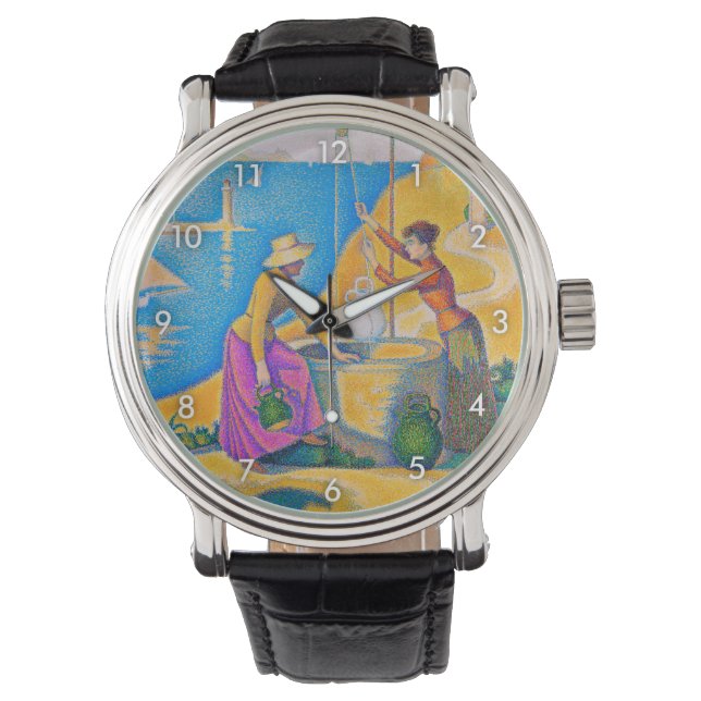 Frauen im Brunnen, Signac Armbanduhr (Vorderseite)