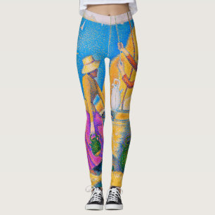 Frauen im Brunnen, Signac Leggings