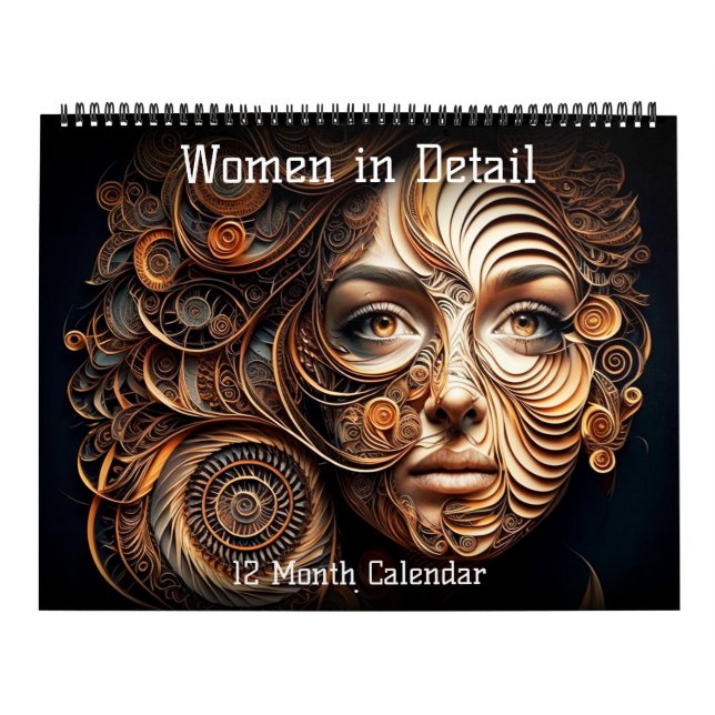 Frauen im Detail 12 Monatskalender (Teilseiten) Kalender (Titelbild)
