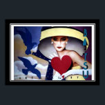 Frauen im Herzen Art Deco Poster<br><div class="desc">Vintag Printposter drucken von Frauen im Herzen Art Deco Poster Vintage Vintage Plakate Vintag , viktorianisch , Art Deko , Retro , modische , nostalgische , Wanddekoration , Büros , Art Deko Mode , Reisen , alt , Kunst , antiken , restauriert , nostalgisch , Nostalgie , alle , Künstler,...</div>