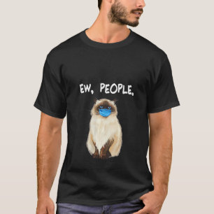 Frauen im Himalaya Ew Katzenjammer mit Gesichtsmas T-Shirt