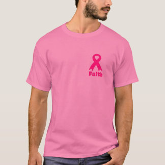 Frauen im Oktober mit rosa Ribbon haben eine Glaub T-Shirt