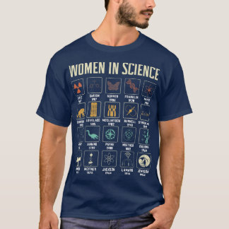 Frauen im Wissenschaftsdesign für die Geschichte d T-Shirt
