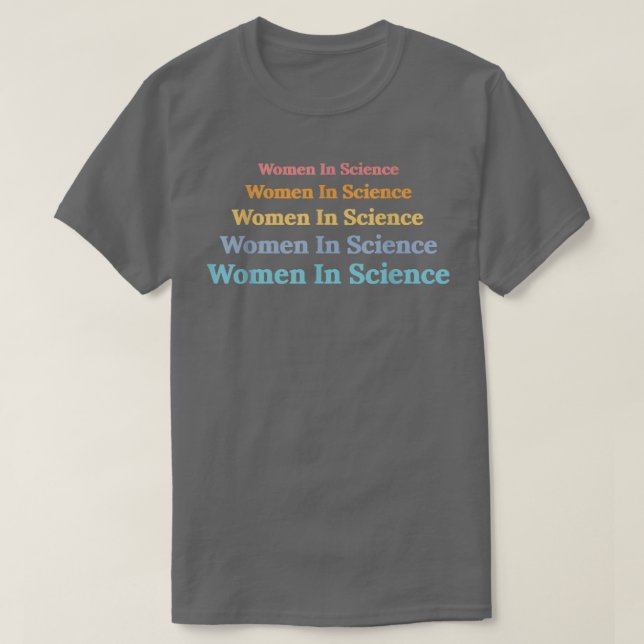 Frauen im Wissenschaftslehrer T-Shirt (Design vorne)