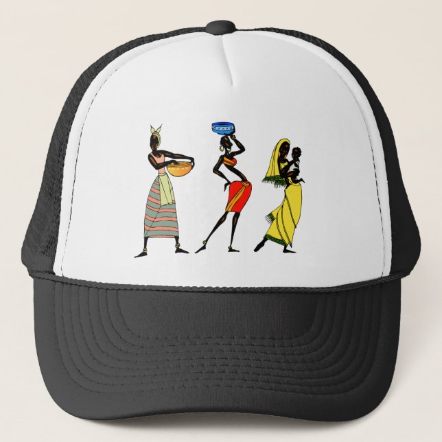 Frauen in Afrika Truckerkappe (Vorderseite)