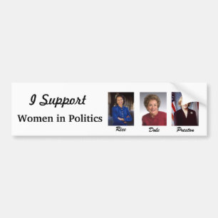 Frauen in den Politiken Autoaufkleber