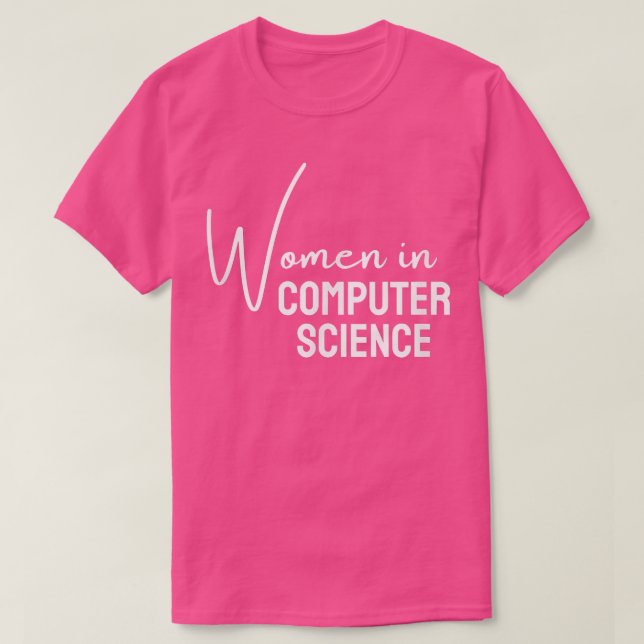 Frauen in der Computerwissenschaft für Mädchen Tee (Design vorne)