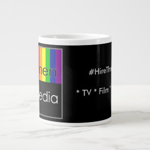 Frauen in der klassischen medienmedialen Tasse Bla