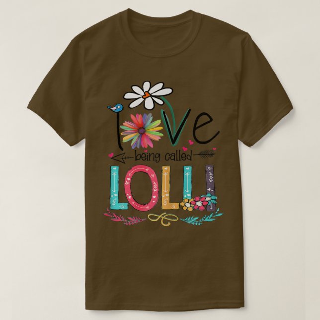 Frauen in der Liebe, die Lolli Sonnenblumen Mütter T-Shirt (Design vorne)