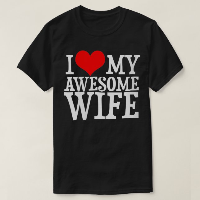 Frauen in der Liebe mein phantastischer Ehefrau Va T-Shirt (Design vorne)