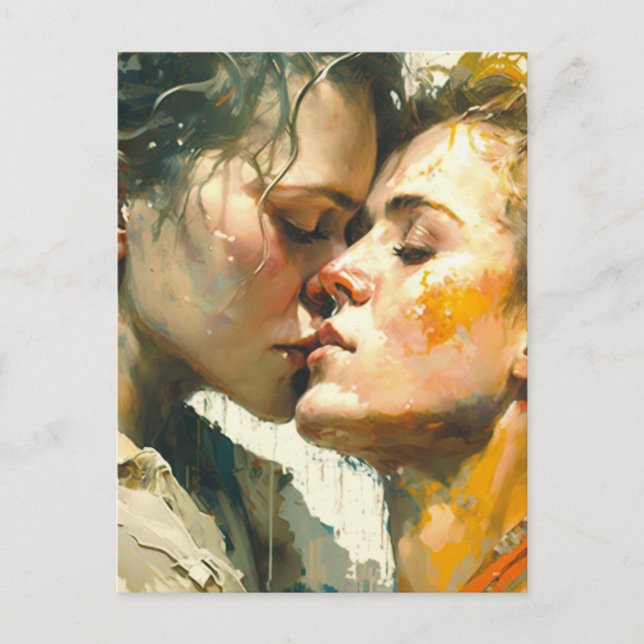 Frauen in der Liebe Postkarte (Vorderseite)