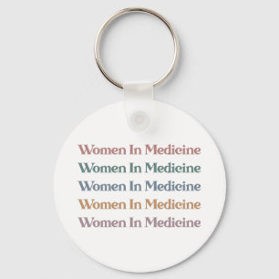 Frauen in der Medizin Retro Future Nurse Med Stude Schlüsselanhänger