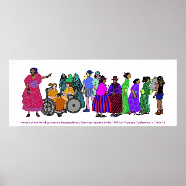 Frauen in der Welt - 2 Poster (Vorne)