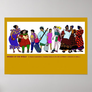 Frauen in der Welt Poster
