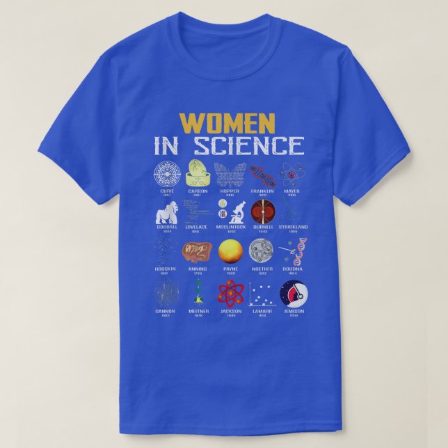 Frauen in der Wissenschaft Funny Chemistry, Biolog T-Shirt (Design vorne)