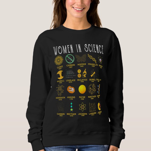 Frauen in der Wissenschaft Sweatshirt (Vorderseite)