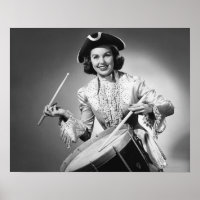 Frauen in Drummerkleidung aus Amerika