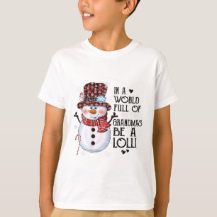 Frauen in einer Welt voller Omas werden ein Lolli- T-Shirt