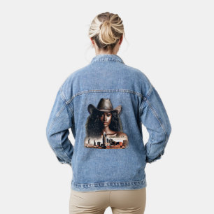 Frauen in Farbe und Nashville Music Jeansjacke