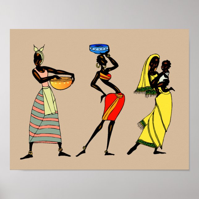 Frauen in Kenia Poster (Vorne)