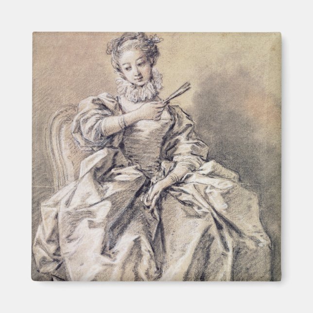 Frauen in spanischer Kostüme Magnet (Vorne)