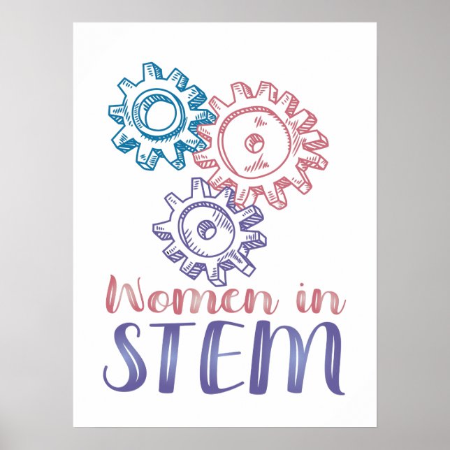 Frauen in STEM Poster (Vorne)