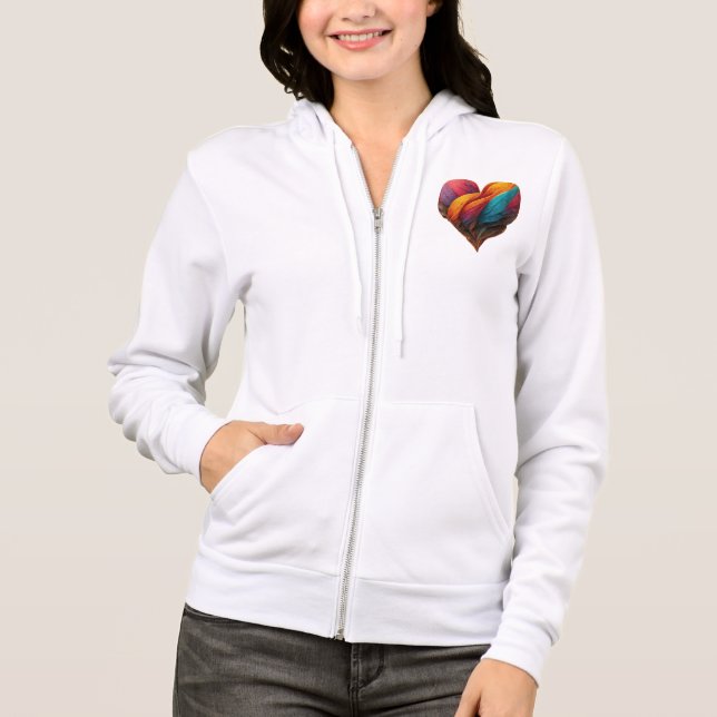 Frauen in vollem Gange Hoodie (Vorderseite)