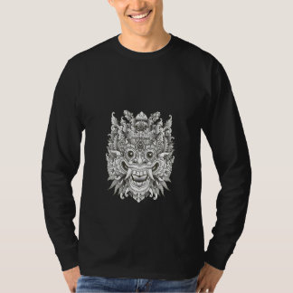 Frauen Indonesisch Barong Shirt Bali Mask Shirt Ba