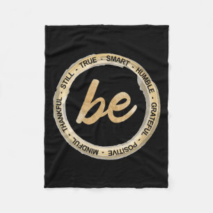 Frauen Inspiration Sprüche Motivationszitat Sei Hu Fleecedecke
