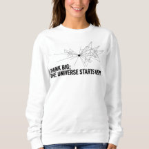 Frauen Inspirations Hoodie – „Denke groß, das Univ